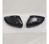 Carcasa Repuesto Coche Embellecedor Tapas Espejo Retrovisor Lateral Para VW Para Polo MK5 6R 2009-2013 6C 2014-2017(Glass Black 1 pair)