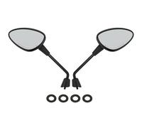 carcasa retrovisor Espejo retrovisor izquierdo y derecho compatible con Vespa Sprint 50, 125 150 (2014-2022)(Black)