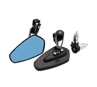 carcasa retrovisor Espejos CNC de 7/8" y 22 mm, universales, cristal azul, para manillar scooter, compatibles con Sur-Ron, SurRon Light Bee S X(AA)