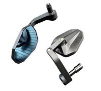 carcasa retrovisor Espejos retrovisores laterales CNC para motocicleta compatibles con Ducati Monster 695, 696, 796, 797, 821, 1100, 1200, 1200S, 1200R y S2R