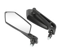 carcasa retrovisor Espejos retrovisores para motocicleta, 2 unidades por par, para bicicleta eléctrica, scooter, 8 mm y 10(WHITE GLASS)