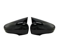 Carcasa Retrovisor Para Clio 4 Para I&V Para RS Para GT 2012-2020 Cubierta De Espejo Lateral De Murciélago Para Coche Diseño De Ala De Piano Negro Brillante(Carbon fiber pattern)
