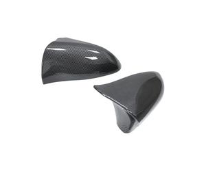 carcasa retrovisor Para Lexus IS200 300 350 ES GS RC Fibra De Carbono Negro Brillante Un Par Cubiertas Espejo Retrovisor Estilo Bocina Con Embellecedor Caja(Carbon Fiber Look)