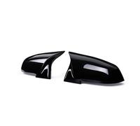 Carcasa Retrovisor Para Serie 1 2 3 4 F20 F30 F31 F32 F36 2012 - UP 320i 328i 330d 335i Para M3 Para M4 Look Cubierta De Espejo Fibra Carbono Cubierta Retrovisor Puerta(Bright black)