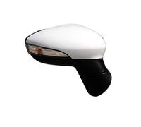 Carcasa Retrovisor Tapas De ala para Ford para Fiesta Vi MK6 CB1 para CCN 2009, Reemplazo Cubiertas Espejos Laterales Blancas para Hatchback Sedan Tapas de Espejo retrovisor(Right Side RH)