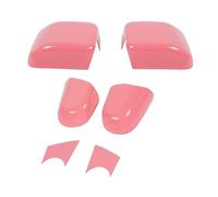 Carcasa Retrovisore Lateral Para Para Wrangler Para JL Para Gladiador Para JT 2018 2019 2020 2021 2022 2023 2024 Up Cubierta Decorativa B&ase Del Espejo Retrovisor Coche(Pink A)