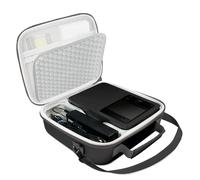 Carcasa rígida compatible con las impresoras fotográficas Canon SELPHY CP1500/CP1300 para guardar la impresora fotográfica, la batería, los cartuchos de tinta y el papel fotográfico (negro, solo la