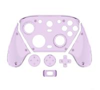 Carcasa rígida de policarbonato transparente para mando GameSir G7 Pro, resistente al agua y al polvo, carcasa resistente a los arañazos con diseño minimalista, fácil de limpiar (morado transparente)