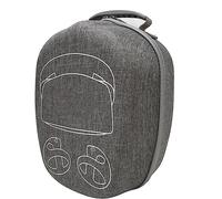 Carcasa Rígida para Auriculares Playstation VR2, Gran Capacidad, Fácil de Transportar, Protección Múltiple, Material EVA Duradero, Gris, para PS VR2 y Accesorios