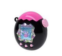 Carcasa rígida para consola Tamagotchi Paradise Games, funda protectora de PC, resistente a caídas y antideslizante, accesorios para juegos (parte superior rosa roja + parte inferior negra sólida)