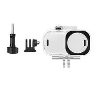 Carcasa rígida transparente para cámara de acción compacta, funda protectora de buceo, permite bucear en aguas profundas, soporte amplio compatible, funda compatible