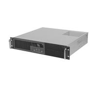 Carcasa servidor SilverStone RM23-502-MINI 2U rack micro ATX USB 3.1 negra