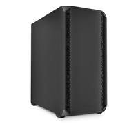 Carcasa Sharkoon AK2 PC ATX, USB-C, 2 ventiladores, negro
