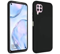 Carcasa Silicona Huawei P40 Lite Semirrígida Mate - Negro