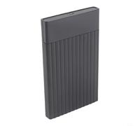 Carcasa SSD externa USB 3.2 con pantalla LED en tiempo real para SATA III HDD de 2.5 pulgadas y SSD de hasta 8 TB compatible con Chrome OS (A-C+adaptador)