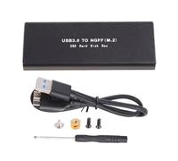Carcasa SSD M.2 a USB 3.1 de aluminio USB 3.1 Gen 1 tipo C a B para llave para disco duro externo M.2 SSD de 10 Gbps