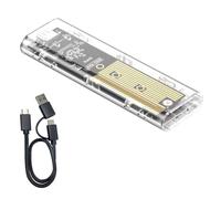 Carcasa SSD M2 M.2 NVMe+NGFF Protocolo dual USB 3.2 Gen2 10 Gbps Trans