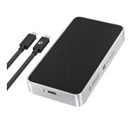 Carcasa SSD NVMe M.2 ORICO 80Gbps, Enfriamiento Pasivo Silencioso, Compatible Thunderbolt 5/4/3/USB4, Soporta SSD M.2 NVMe M-Key 2280, para Mac/PC Alto Rendimiento - X50