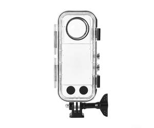 Carcasa subacuática de 40 m para cámara Insta360 X4, funda de buceo de vidrio templado con protección completa, carcasa compacta impermeable para buceo y natación, diseño transparente para grabación