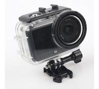 Carcasa subacuática para DJI Osmo Action 6, carcasa impermeable de 60 m con antivaho, lente de vidrio templado HD, soporte de zapata fría, jaula antiarañazos para buceo, surf, esnórquel, natación