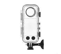 Carcasa subacuática, para Insta360 X4, funda impermeable de 40 m, con carcasa de buceo de vidrio templado, carcasa protectora compacta para fotografía subacuática