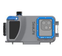 SeaLife SportDiver S - Carcasa compacta de buceo para smartphone, buceo a 100 pies, fotografía impermeable, controles de cámara fáciles, con alarmas de fugas, se adapta a todos los iPhone y la mayoría