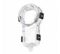 Carcasa sumergible compatible de 60 m para fotografía subacuática Insta360 X5, protección transparente y duradera.