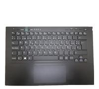 Carcasa superior para computadora portátil C Shell & Panel táctil & teclado Para SONY SVS13A SVS13A190X SVS13A1CGXB SVS13A1DGXB SVS13A1EGXB SVS13A25PXB SVS13A290S SVS13A290X SVS13A2APXB Negro Edición en inglés de EE. UU.
