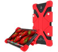 Carcasa Tableta 8.9 Para 12 Pulgadas Universal Coche Silicona Gel Rojo Modo Base