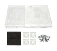 Carcasa Transparente para PS Slim, Kit de Reemplazo Completo, Carcasa de Consola de Juegos Retro con Cubiertas Superior e Inferior, Interruptor de Energía y Ranura de Expansión, Ma (para 7XXXX)
