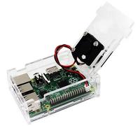 Carcasa transparente + ventilador para Raspberry Pi Model B+ / Pi 2 B / Pi 3