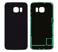 Carcasa trasera de la tapa de la batería piezas de repuesto compatibles con Samsung G925F Galaxy S6 EDGE, (azul oscuro, 2.5D, original (PRC))
