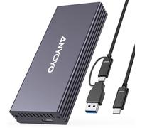 Carcasa USB C 3.2 para SSD M.2 NVMe - Compatible con MacBook Pro, Air, Mac Pro, iMac (2013-2017) - 12+16 PIN - Almacenamiento Portátil
