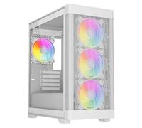 Carcasa VIDA Zephyr V2 Torre PC Blanco Micro ATX Mini-ITX Vidrio Templado