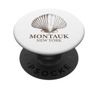 Carcasa vintage Montauk New York Beachcomber PopSockets PopGrip Adhesivo