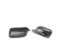 Carcasas de Espejo Retrovisor Para BMW Serie 3 E46 2 Puertas Serie 7 E65 E66 E67 E68 2001-2008 2 Tapas De Carbono Negras Para Espejo Retrovisor Lateral De Coche(Carbon Fiber Pattern)