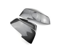 Carcasas de Espejo Retrovisor Para BMW Serie 5 6 7 F10 F18 F11 F06 F07 F12 F13 F01 2014 2015 2016 1 par de cubiertas para espejo retrovisor lateral.(Carbon fiber pattern)