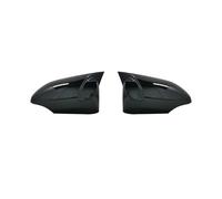 Carcasas de Espejo Retrovisor Para Toyota Para CHR C HR C-HR 2017 2018 2019 2020 2021 2X cubierta de espejo retrovisor lateral trasero accesorios de coche(Bright black)