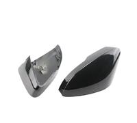 Carcasas de Espejo Retrovisor Para VW Para T-Roc T-cross 2018 2019 2020 2021 Tapas De Espejos Laterales De Fibra De Carbono Negras(Gloss Black)