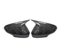 Carcasas De Espejos Retrovisores Exteriores Para Volvo Para C30 C70 S40 S60 V40 V50 V70 2008-2010 Tapa del Espejo Retrovisor(Carbon fiber pattern)