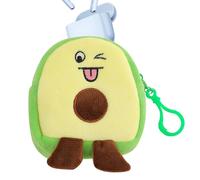 Carcasas de la moneda de dibujos animados de aguacate | Pequeña Cartera de la Moneda de la de Dibujos Animados - Pequeña Suave de la Moneda Purse, Colgante de Peluche de Moda Abocado para