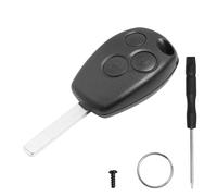 Carcasas de Llave de Coche de 3 Botones para Renault Clio Kangoo Modus Twingo Trafic Master Llavero Destornillador Fácil Montaje Diseño Resistente y Funcional