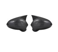 Carcasas espejo cocheo Para Seat Ibiza 2008 2009 2010 2011 2012 2013 2014 2015 2016 2017 Cubierta De Espejo Negro Piano Accesorios Exteriores Cubierta Retrovisor Puerta(Carbon Fiber)