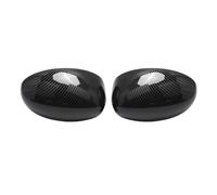 Carcasas Espejo Para Mini Para Cooper R50 R53 2002-2006 1/2 Piezas RHD Cubiertas Espejo Retrovisor ABS Negro Cubiertas Espejo Retrovisor Accesorios De Coche Tapa Espejo retrovisor Coche(RHD Left and R