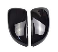 Carcasas Espejo Retrovisor 1 Par Cubiertas Para Espejo Retrovisor Lateral Coche Accesorios Para VW Para Golf R20 Carcasa Espejo Retrovisor Lateral(Negro)