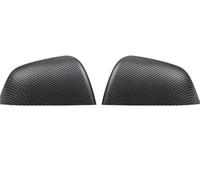 Carcasas Espejo Retrovisor Coche Cubiertas De Espejo Lateral Trasero De Fibra De Carbono Para Tesla, Para Modelo Y 2021, 2022, 2023, 2024, 2025(Matte Carbon Look)