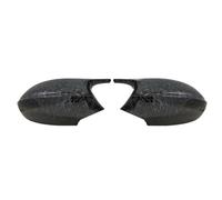 Carcasas Espejo Retrovisor Coche Para BMW E90 E91 E92 E93 E80 E81 E87 E88 Cubiertas Espejos Retrovisores Fibra Carbono Negro Brillante(Forged Carbon Look 1)