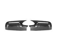 Carcasas Espejo Retrovisor de Coche Para Megane 2 MK2 Vista Trasera Aspecto Carbono Puerta Exterior Embellecedor De Alerón(Carbon Gloss)