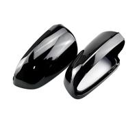 Carcasas espejo retrovisor Para A6 C7 S6 2012-2018 Espejo Retrovisor Coche Ala Lateral Protección Marco Cubiertas Embellecedor Carcasa Espejo Retrovisor Lateral(Bright black)