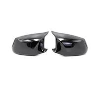 Carcasas espejo retrovisor Para BMW 5 Series F10 F11 2010-2013 LHD Cubierta Espejo Retrovisor Lateral Coche Pegatina Tapa Ala Fibra Carbono(Gloss Black)